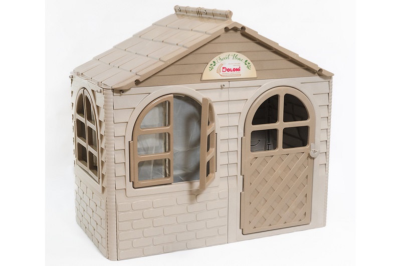 Будинок з шторками (780*1285*1195 мм)   02550/s01eco"
