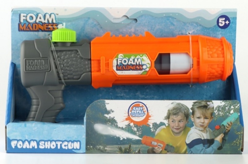 Водний пістолет арт. F9109 (48шт/2)  стріляє піною, у короб.26х6х15 см