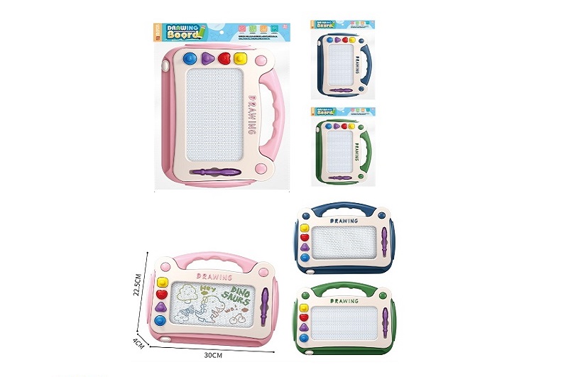 Дошка 881A для малювання кольорова з печатками 3кол.кул.36*24 /120/