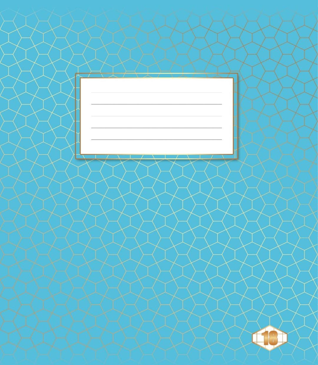 Зошит 18 арк клiтинка УПАК20шт Фоновий  Шкільний" 20/480  ТЕ12796"